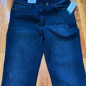 H&M Men's Dark Blue Tapered Coupe Fuselee Jeans